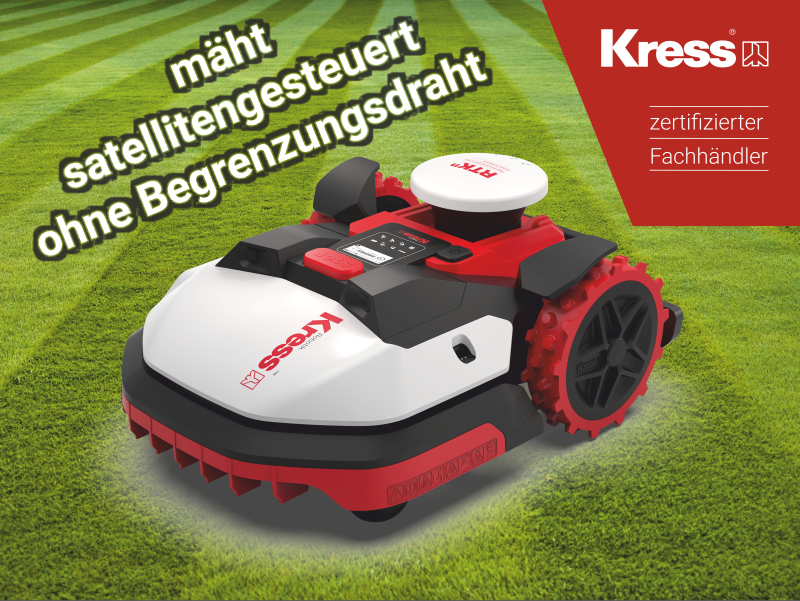 Neu im Sortiment - Kress Mähroboter